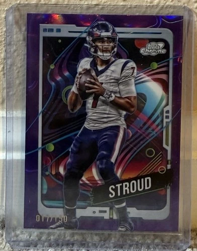 2024 Topps Cosmic Chrome C.J. Stroud #40 Texans 017/150 RC