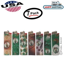 BIC Boston Celtics NBA Officially Licensed Collectible Cigarette Lighters (7 PK)