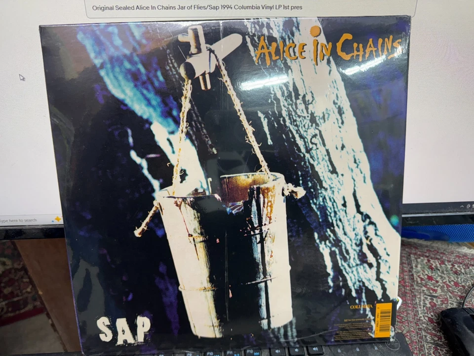 Original Sealed Alice In Chains Jar of Flies/Sap 1994 Columbia Vinyl LP 1st pres - Image 2 of 4