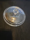 Vintage Pyrex Replacement LID   P81C  Clear Round Glass Lid  w/Knob  6"