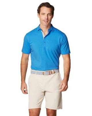 Men's Linxter Cotton Blend Performance Polo Biarritz/XX-Large Johnnie-O Mens
