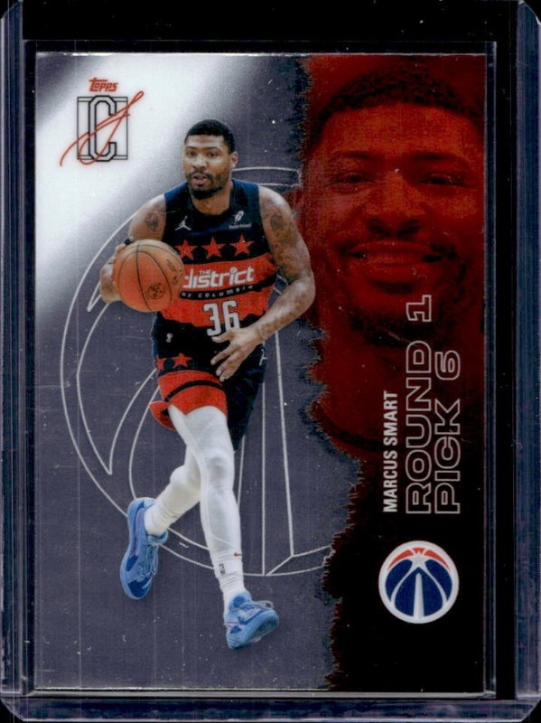 2025-26 Topps Signature Class Marcus Smart Chrome Veteran #27 Wizards