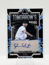 2025 Stratos #TH-TS Tyler Schweitzer /3 AUTO MLB Cubs Tomorrow’s Headliners O05
