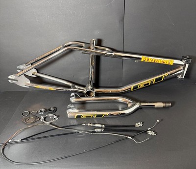 BMX oldschool GT Performer Rahmen Gabel Set 1995 Chrome frame set 90'er 90's
