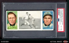 1912 T202 Hassan Frank Chance Chance Beats Out Hit  Cubs HOF PSA 6 - EX/MT