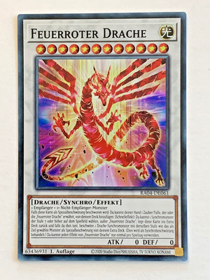 Yu-Gi-Oh! - Feuerroter Drache - RA04- Super Rare - Holo - NM