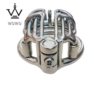 Titanium Male Cage Lightweight Chastity Device Ring Customize Lock S Screw PA