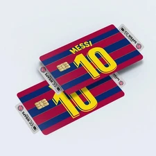 2 Pack Lionel Messi Credit Debit Card Sticker Vinyl Decal Skin Football Soccer
