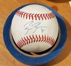 Autographed Baseball game used BEN Brown Chicago Cubs
