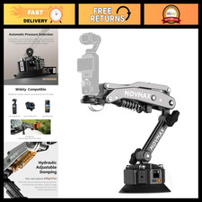 Aluminum Suction Cup Car Mount for Action Cameras - Adjustable Blade Arm, Secure