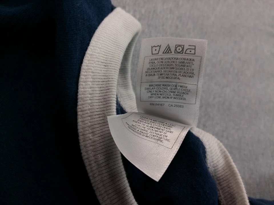 Camiseta De Colección Disney Mickey Mouse Niños 4T Azul Bordada Hecha en EE. UU. Camiseta de Algodón Foto 4 de 4