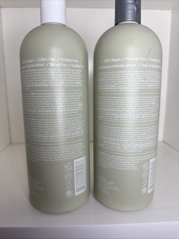 Abba Duo Gentle Shampoo and Conditioner 33.8 oz - Image 2 of 2