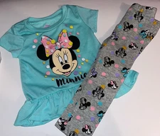 Disney Pajama Girls Sz 2T Two Piece  Mini Mouse