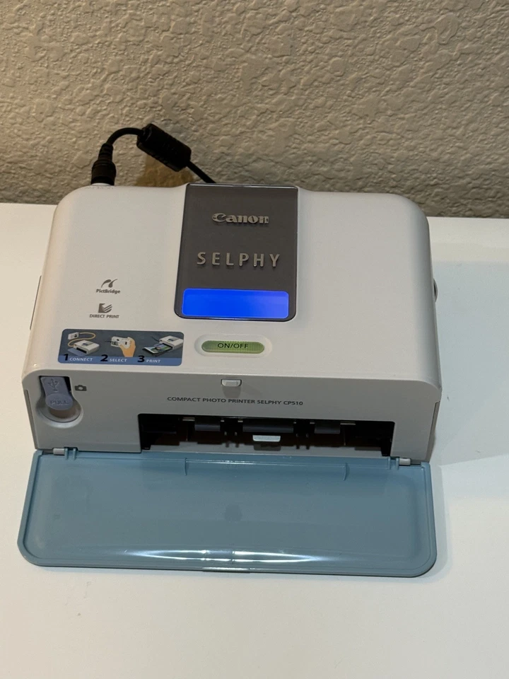 Canon Selphy CP510 Compact Photo Printer “Great Shape”W/ Box/Manual/Power Supply - Image 4 of 4
