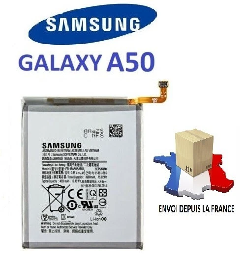 Batterie Samsung Galaxy A50 neuve EB-BA505ABN pour SM-A505F/DS A505FN/DS SM-A505