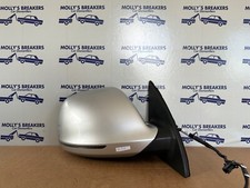 AUDI Q7 MK1 4L (2004-10) - O/S Right Electric Wing Mirror Silver E1020878