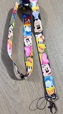 New Lot 10pcs mickey minnie Lanyard Mobile Phone ID Card KeyChain Holder gift
