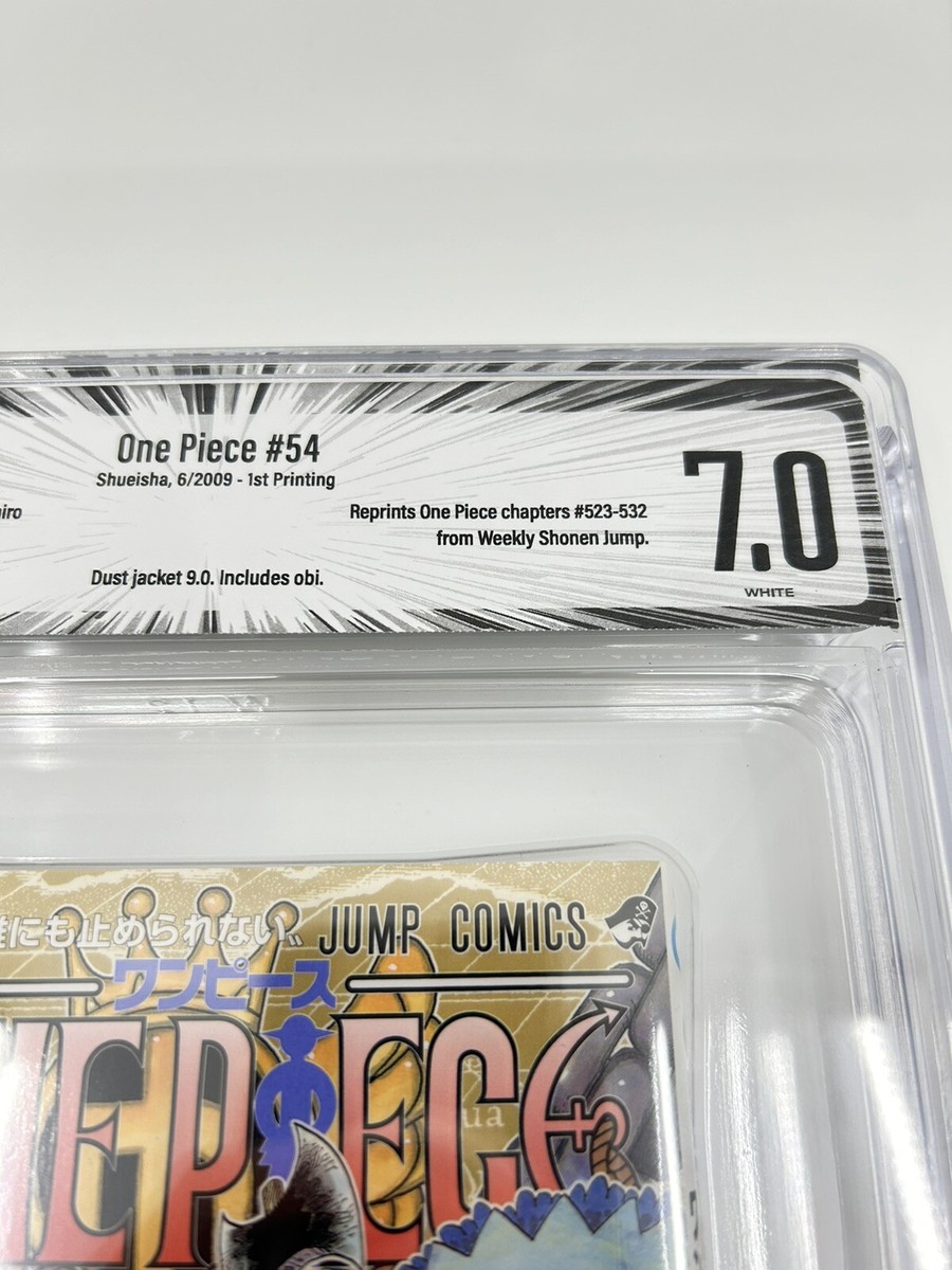 One Piece Manga Beckett BGS 7.0 1st Printing Vol.54 Japanese comic