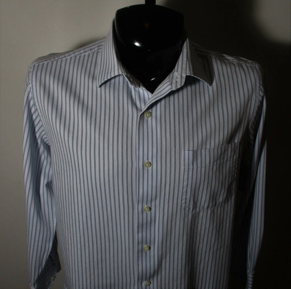 Camisa de Vestir TOMMY BAHAMA Gris Manga Larga Talla 16.5/32-33 Foto 2 de 4