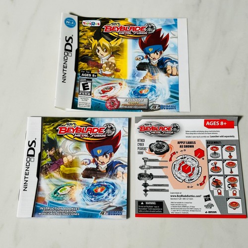 Beyblade Metal Fusion für Nintendo DS - **NUR HANDBUCH - OHNE SPIEL** - Bild 1 von 5