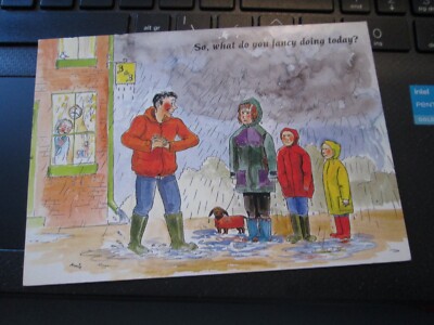 Comic Postkarte ''Was machst du heute?'' (Annie) Unbespielt)