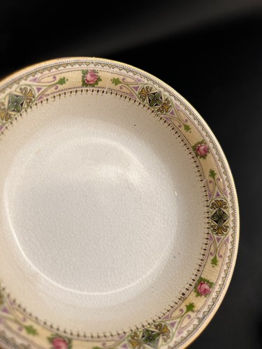 Vintage Homer Laughlin China Serving Plate Dessert Bowls Floral 5 Piece Set - Picture 12 of 16