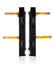Plastic Rail Right Left With Flex Cable Compatible With Nintendo Switch Gray