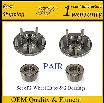 PAIR Front Left And Right Wheel Hub And Bearing fit 2007 2008 2009 2010 2011 2012 2013 HONDA CR-V