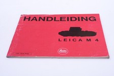   LEICA M M4 CAMERA ORIGINAL INSTRUCTIONS MANUAL DUTCH 131-2