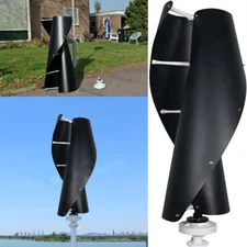 2000W Vertical Axis Wind Turbines 24V - 220V Wind Generator Kit Energy Windmill
