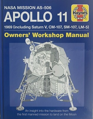 Apollo 11 NASA Mission AS506 1969 Haynes Owners Manual Hardcover Buch Neu