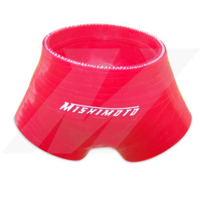 MISHIMOTO Silikon Drosselklappenschlauch / Y-Rohr für Audi S4 2.7 Turbo 2000-02 ROT