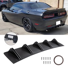For Dodge Challenger Rt Srt Sxt Rear Bumper Diffuser Shark Fin Wing Spoiler For Dodge Challenger Rt Srt Sxt Rear Bumper Diffuser Shark Fin Wing Spoiler
