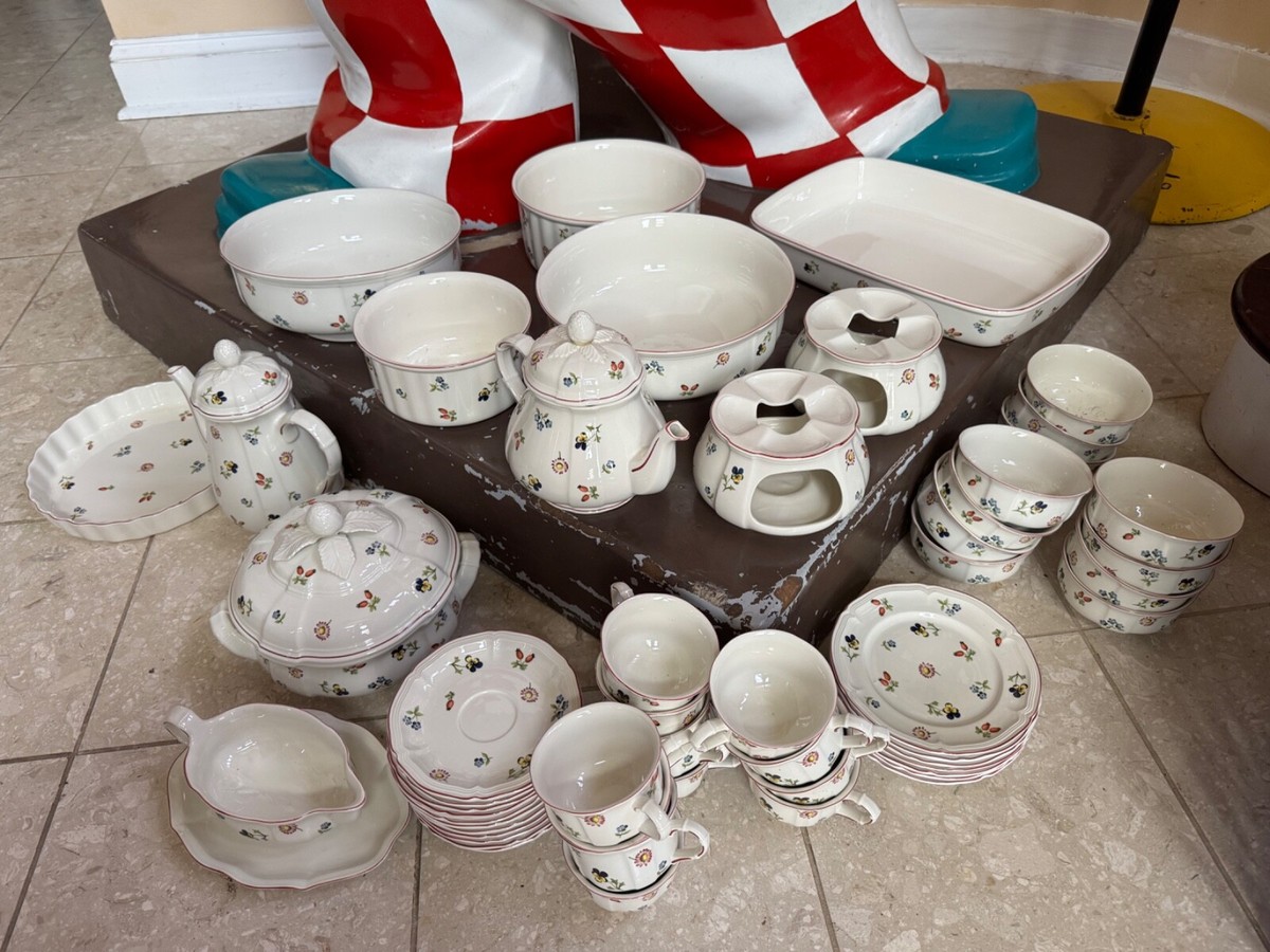 Porcelain Vajilla Completa Villeroy Boch Juego Platos Postre