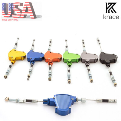 CNC Motorcycle Universal Stunt Clutch Pull Cable Lever Replacement Easy System