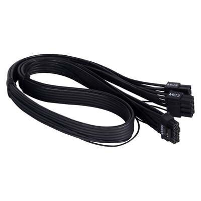 SilverStone PP14-EPS 2 x EPS 8 pin (PSU) 12+4 pin (GPU) 12VHPWR PCIe Gen5 Cable