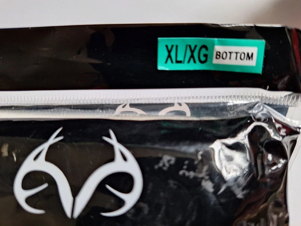 Realtree Heavyweight Mens Thermal Pant Cotton Blend Bottom Scent Control SZ XL - Image 2 of 3