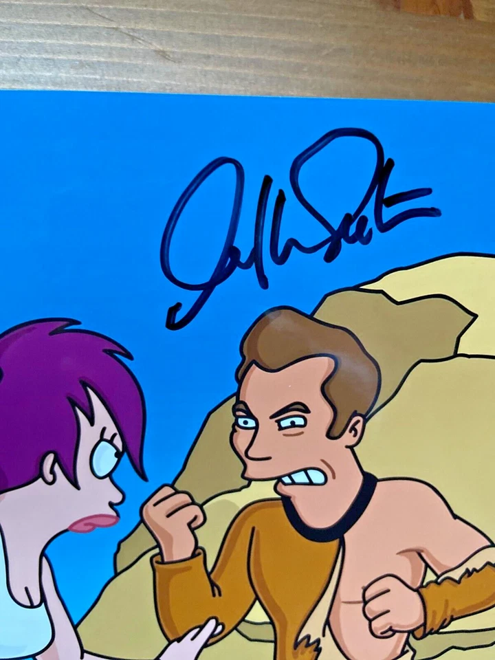 William Shatner * HAND SIGNED AUTOGRAPH * photo 8x10 IP Star Trek rare Futurama - Image 2 of 3