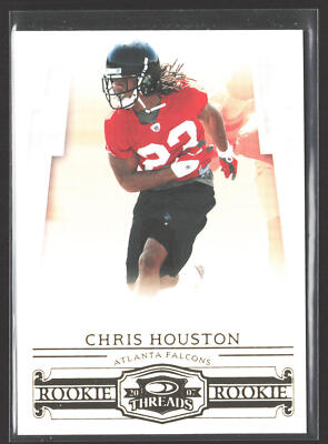 Chris Houston 2007 Donruss Threads Retail Rookies #207 SN,RC #/999 Falcons