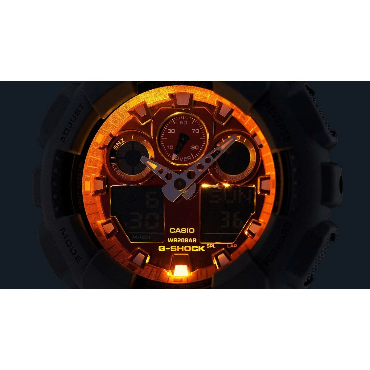 Casio G-Shock GA-100FL-8AJF Flame Inside Limited Analog