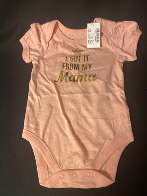 I Got It From My Mamma One Piece Size 0 - 3 Months The Children's Place NWT