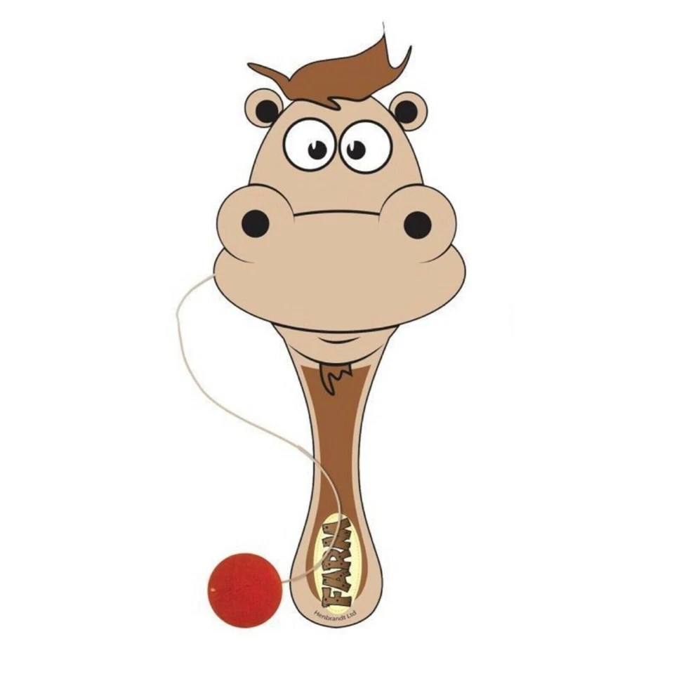 12 x Murciélagos de madera para animales de granja y juego de pelota juguete para niños fiesta bolsa rellenos Foto 2 de 4