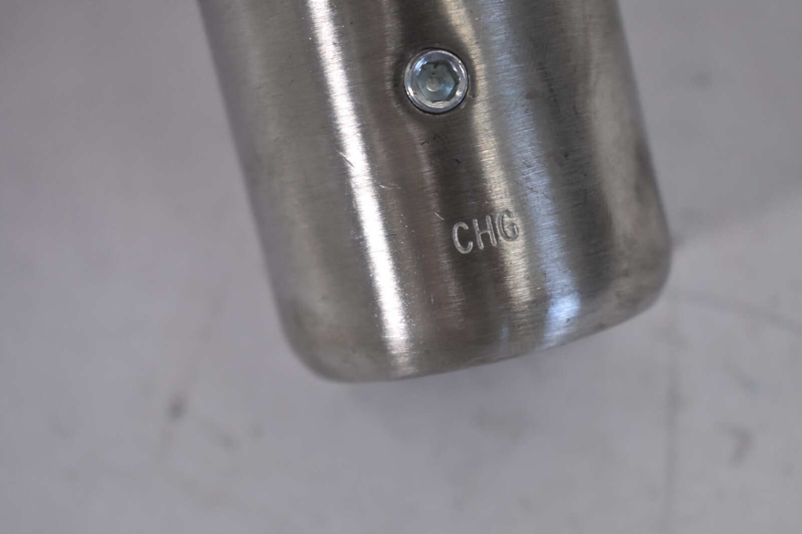Stainless Steel Weld Mount Leg Socket CHG Silver Cylinder Replacement Unit