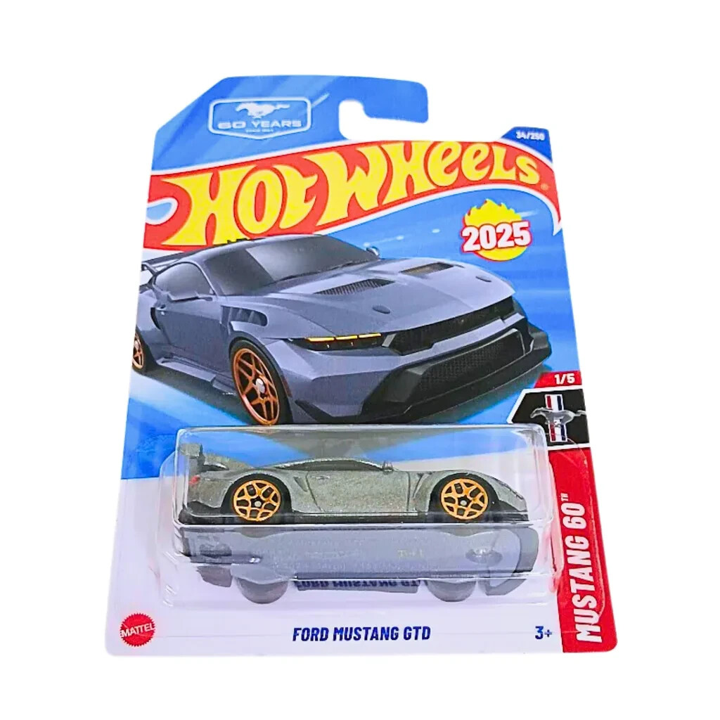 Hot Wheels Ford Mustang GTD (Silver) 34/250 Mustang 60 1/5 60