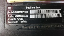 carcasa baja hp dm4 1065dx con placa base y otras conexiones