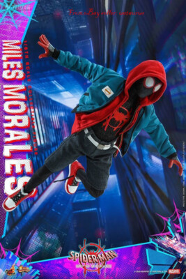 Perfect Hot Toys 1/6 Mms567 Miles Morales Spider-Man In Stock New