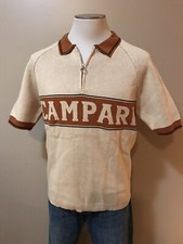CAMPARI Knitwear Short Sleeve Quarter Zip Polo Shirt Men's Sz XL 100% Cotton NEW
