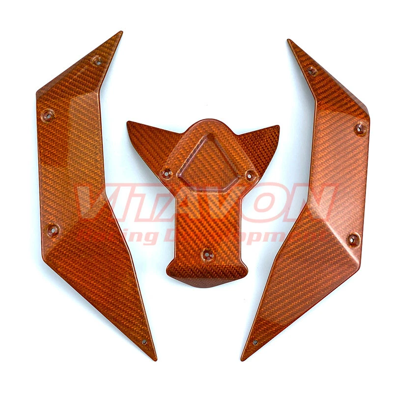 Vitavon Real Carbon Fiber Panel for Axial RBX10 Ryft 4WD Bouncer 1/10 Orange - Image 4 of 4
