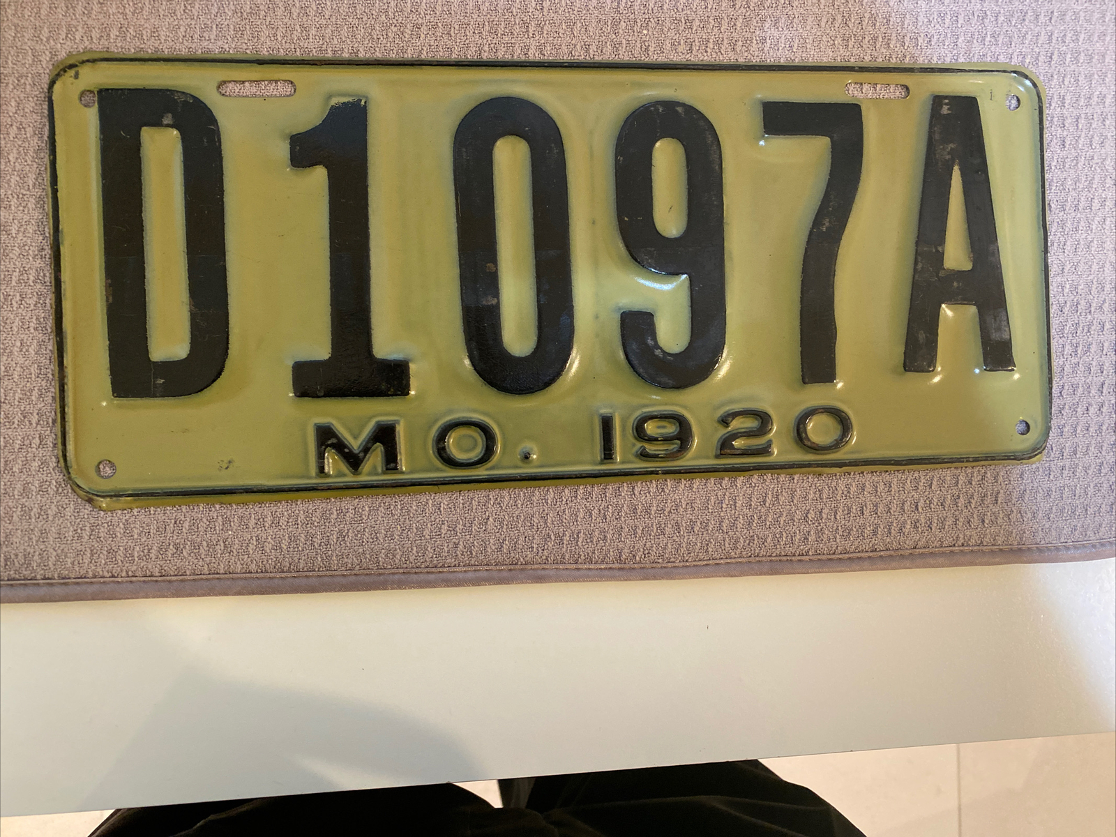 1920 Missouri Dealer License Platerepainted eBay