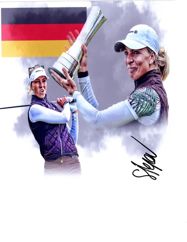 Sophia Popov LPGA signed autographed 8x10 golf photo 2020 Women's Open GERMANY a